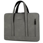 Slim Vintage Leather Laptop Bag
