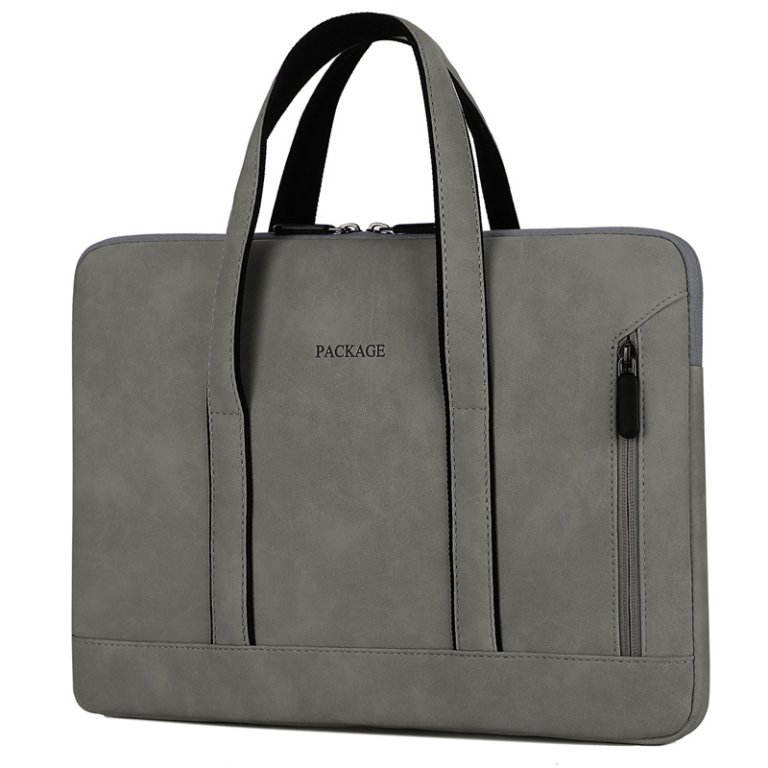 Slim Vintage Leather Laptop Bag