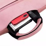 Leather Pu Computer Bag With Folding Handle