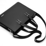 Leather Messenger Laptop Bag