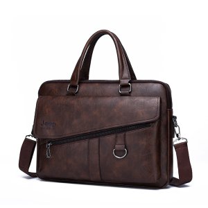 Leather Handbag Crossbody Shoulder Messenger Laptop Bag Briefcases