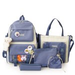5pcs Per Set Kids School Backpack