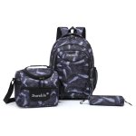 Cartoon 3pcs Per Set Kids School Backpack